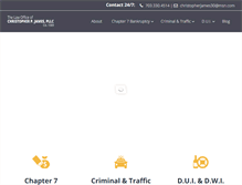 Tablet Screenshot of chrisjamespc.com